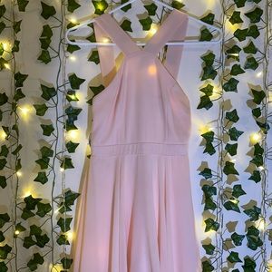 Forevermore Peach Skater Dress